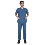 Surgical Core İndigo Mavisi Cerrahi Yaka Üniforma